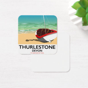 Poster de viagens sul de Thurlestone Devon