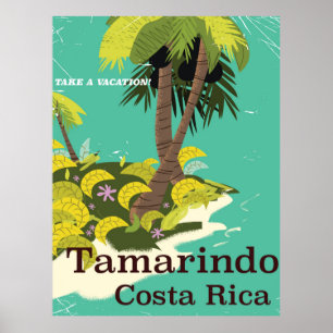 Poster de viagens Tamarindo Costa Rica