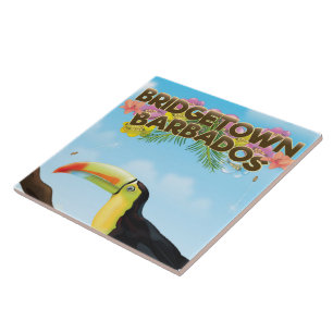 Poster de viagens Toucan de Bridgetown Barbados