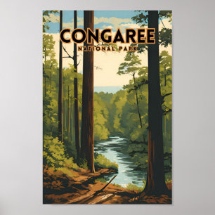 Poster de viagens Tradicional do Congaree National