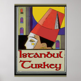 Poster de viagens Turquia, Istambul