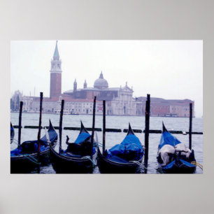 Poster de viagens Venice Grand Canal & Gondolas It
