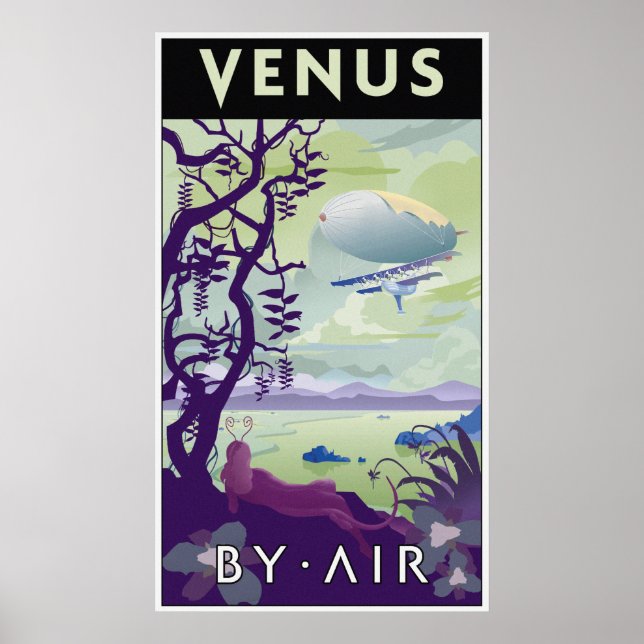 Poster de viagens Venus (Frente)