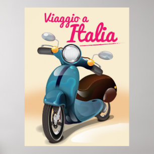 poster de viagens Viaggio a Italia
