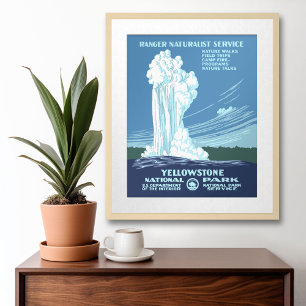 Poster de Viagens vintage antiga e fiel