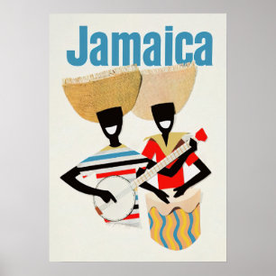 Poster de Viagens vintage da Jamaica