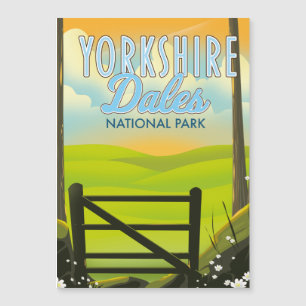 poster de viagens vintage de Yorkshire