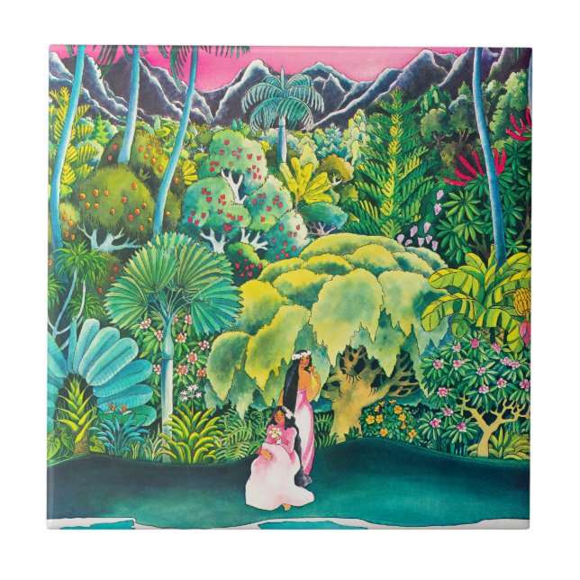 Poster de viagens Vintage Hawaii (Frente)