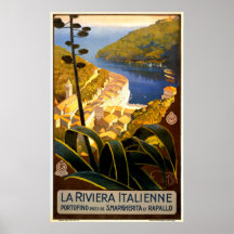 Poster de viagens Vintage Itália