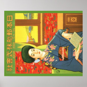 Poster de viagens Vintage Japonês