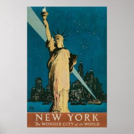 Poster de viagens Vintage Nova York