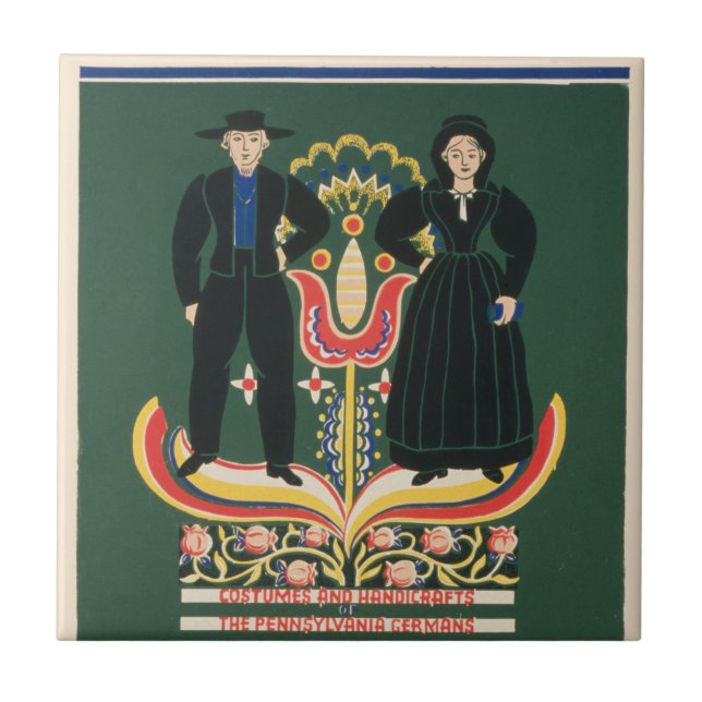 Poster De viagens vintage Para Lancaster County, P (Frente)