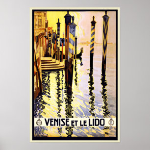 Poster de viagens Vintage Retro Veneice Itália