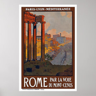 Poster De "viagens vintage Roma "