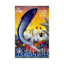 poster de Viagens vintage "Vera Cruz"