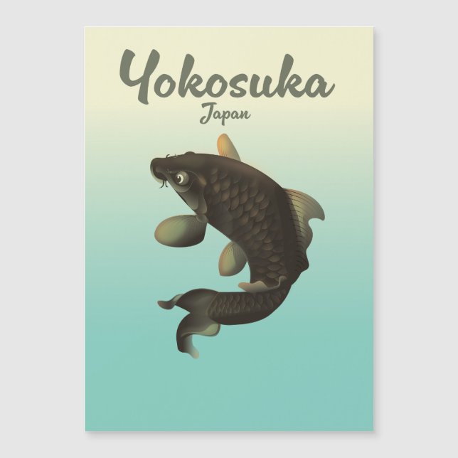 Poster de viagens Yokosuka Japão (Frente)