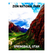 Poster de viagens Zion NP