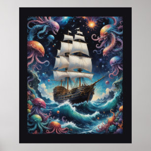 Poster de Vida de Navio Oceano