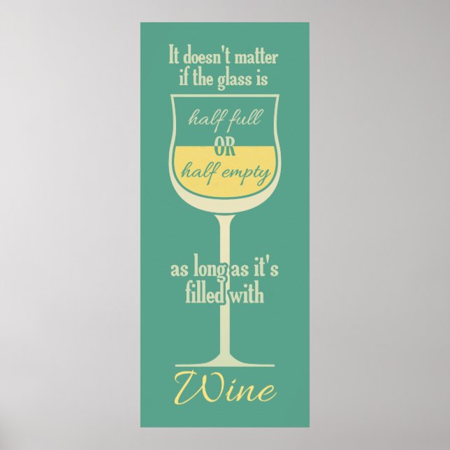 Poster de vidro branco (Frente)