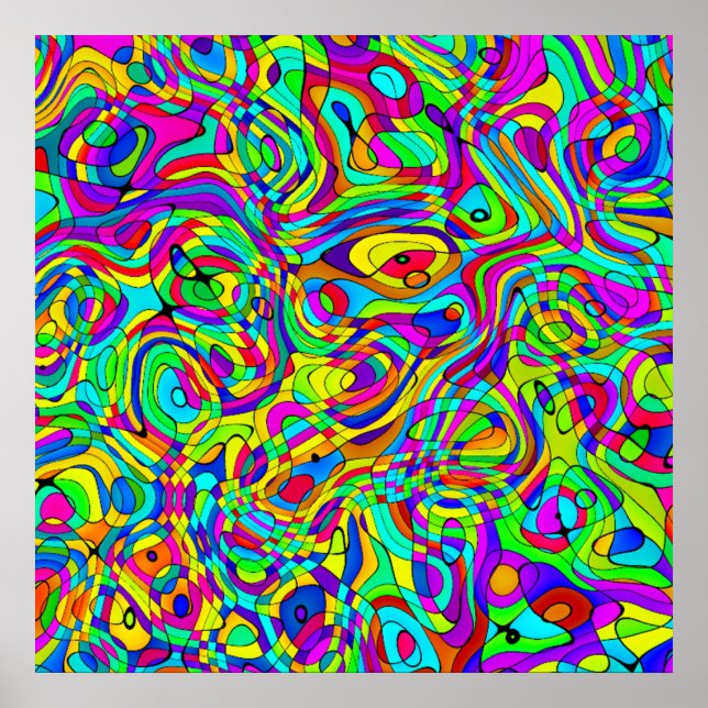 poster de vidro colorido 2010 (Frente)