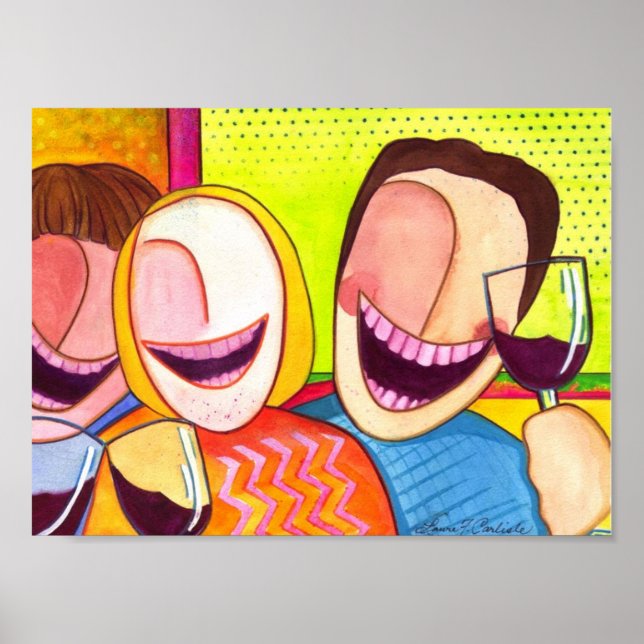 poster de "Vinhos" (Frente)