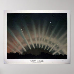 Poster de Vintage Aurora Borealis