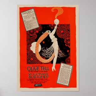 Poster de Vintage Silent Film