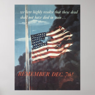 Poster de Vintage War da Primeira Guerra e da Segu