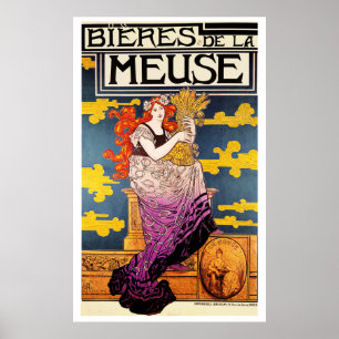 Poster de Vintager: - La Meuse de Bieres de