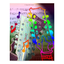 Poster de Violão e Música