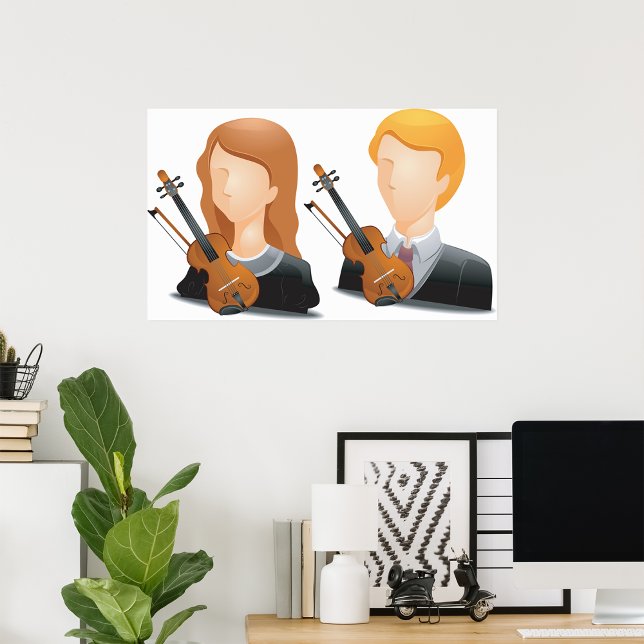 Poster de Violinistas Invisíveis (Criador carregado)