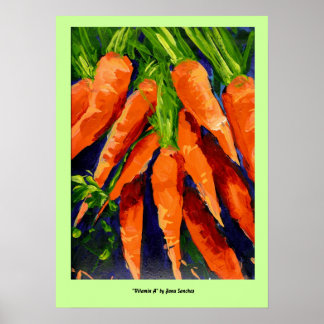 Poster de vitamina A