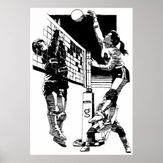 Poster de voleibol