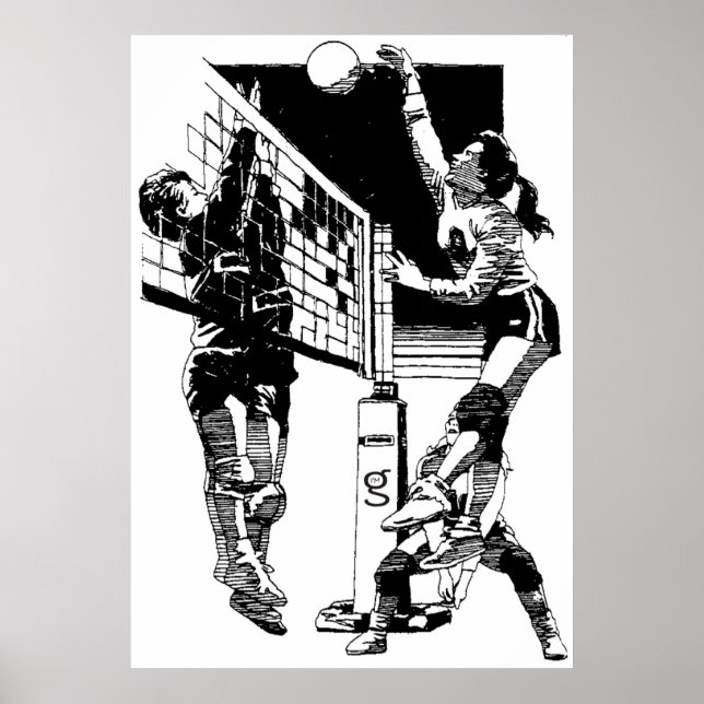 Poster de voleibol (Frente)