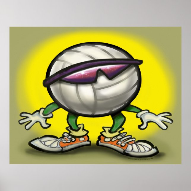 Poster de voleibol (Frente)