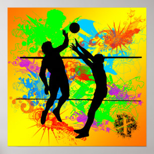 Poster de voleibol