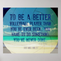 Poster de Voleibol de Praia 007 para Motivação