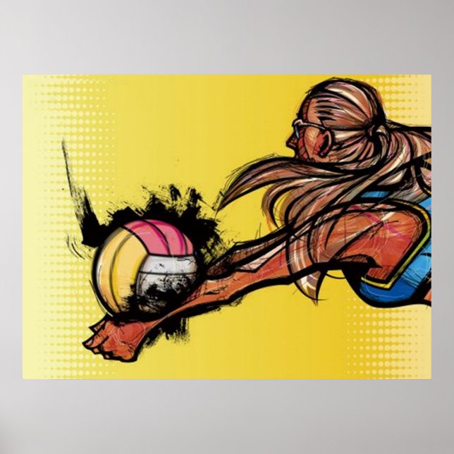 Poster de Voleibol DIGG (Frente)