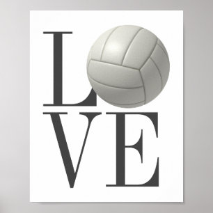 POSTER de Voleibol LOVE