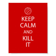 Poster de Voleibol Red Keep Calm