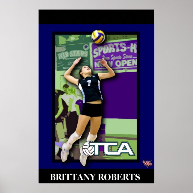 Poster de Voleibol TCA (Frente)