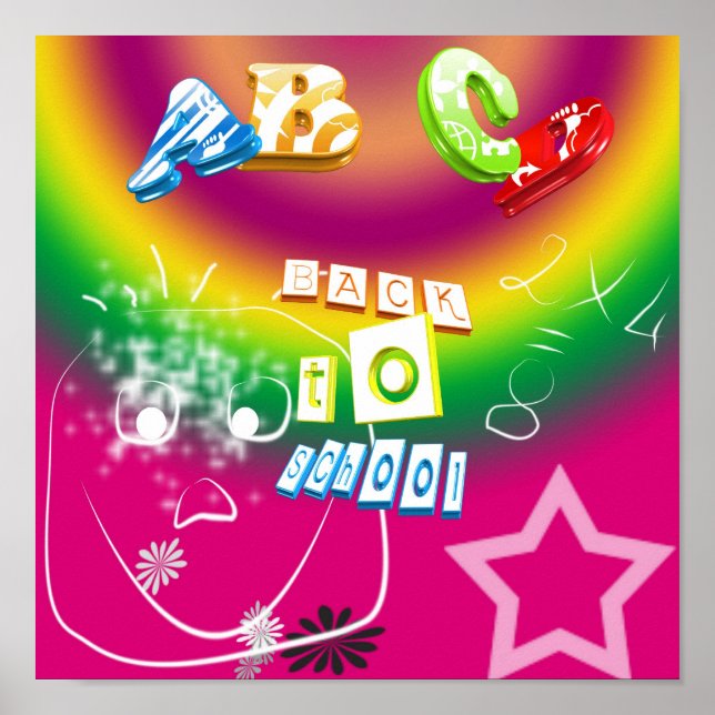 Poster De volta à escola (Frente)