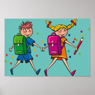 Poster De Volta à Escola