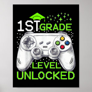 Poster De Volta À Escola 1ruas Gamer Boys Desbloqueados