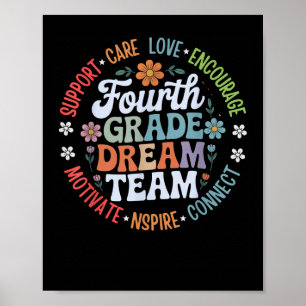 Poster De Volta à Escola Equipe dos Sonhos da 4ª Série Pr