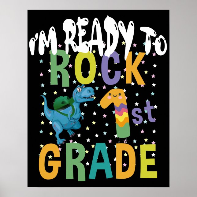 Poster De Volta à Escola Estou Pronto para Balançar 1ª Sé (Frente)