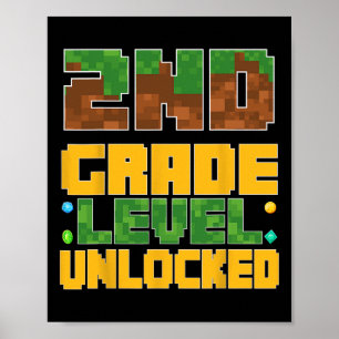 Poster De Volta à Escola Meninos do 2º Ano Gamer Primeiro