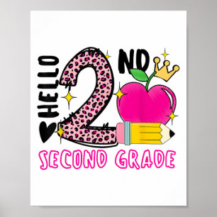 Poster De Volta À Escola No Primeiro Dia De Alô segundo L