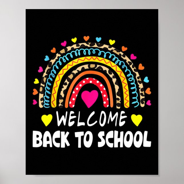 Poster De Volta À Escola No Primeiro Dia De Professores (Frente)
