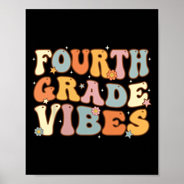 Poster De Volta À Escola Professora Do Quarto Grau (Frente)